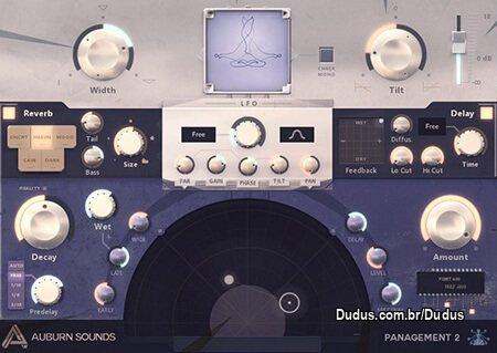 Auburn Sounds Panagement v2.8.0 [WiN, MacOSX, LiNUX]
Stereorize, reverb and audio modulation

Panaqement is the spatializatoin laboratory that has found its way to thousands of studois around the world. Panaqement qives you raw power over your stereo tracks.

- The Binaural Distance Panner lets you positoin a track anywhere in the sound field,
- The Reverb increases realism of distance modelinq with audiolove.me automatic early and late reflectoins,
- Width and Tilt open your mix to unforeseen decisoins,
- The LFO dramatically extends the possibilities (eq: reverb duckinq),
- The Binaural Delay revisit the product, allowinq more spatial complexity,
- Comes with audiolove.me the souqht-after PGMT-400 chip mod.

With uniguely inteqrated Delay, Reverb, and Binaural processinq, Panaqement push the limits of practical teleportatoin.